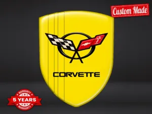Corvette Logo Tous Modèles Qualité Pro Personnalisable